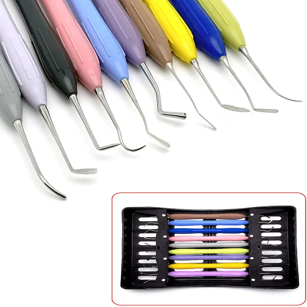 

10Pcs Dental Resin Spatulas Specialized for Silicone Composite Resin Aesthetic Dentistry Restoration Tool Kit