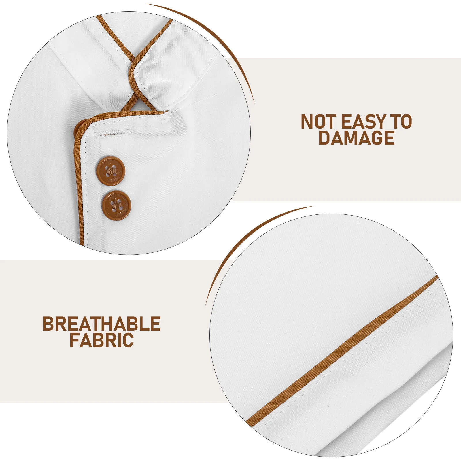 Short Sleeve Breathable Oil-Proof Wash Resistant Workwear For Restaurant Hotel Kitchen Catering Jacket