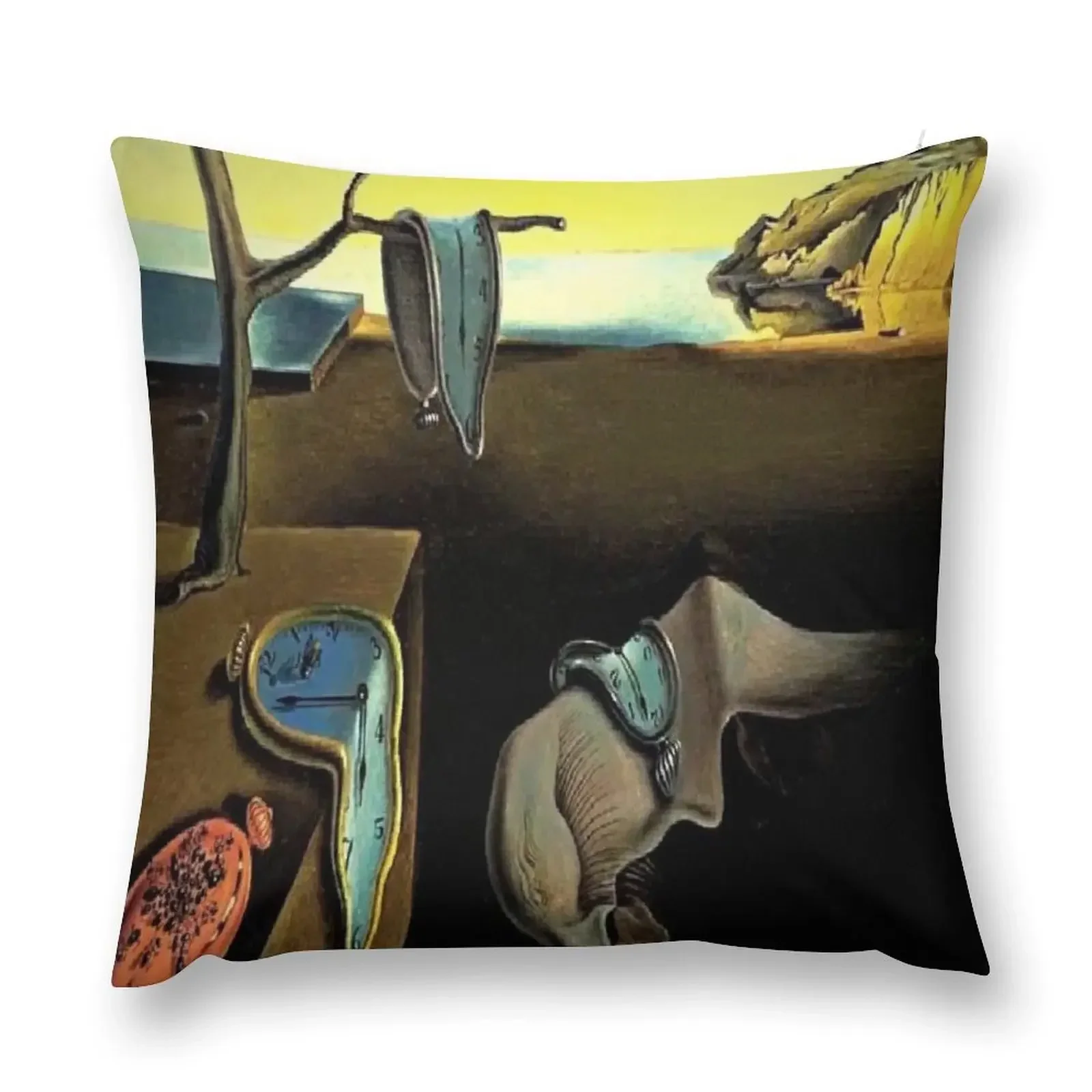 The Persistence of Memory by Salvador Dali Throw Pillow pillows decor home Sofa Cushion Cover sleeping pillows pillow