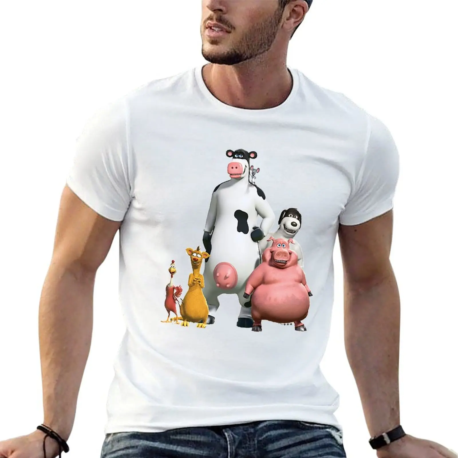 Back At The Barnyard T-Shirt Stain Resistant Casual Tee