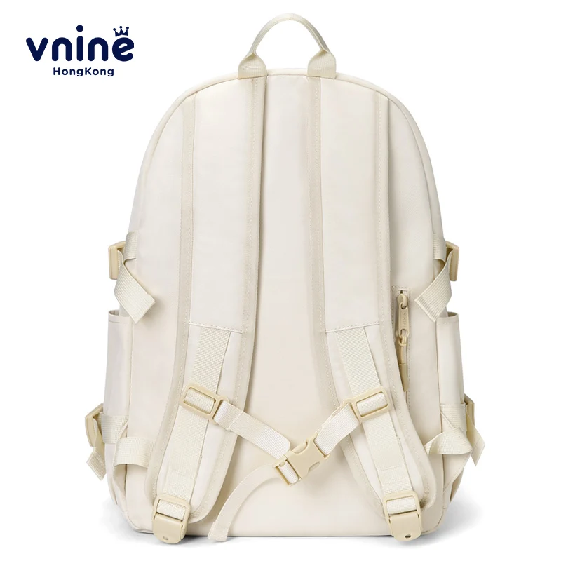 V.NINE High School Student Backpack Bags Korean Style School Bag for Teenager Girls Bookbags Boys School Backpack Large Capacity