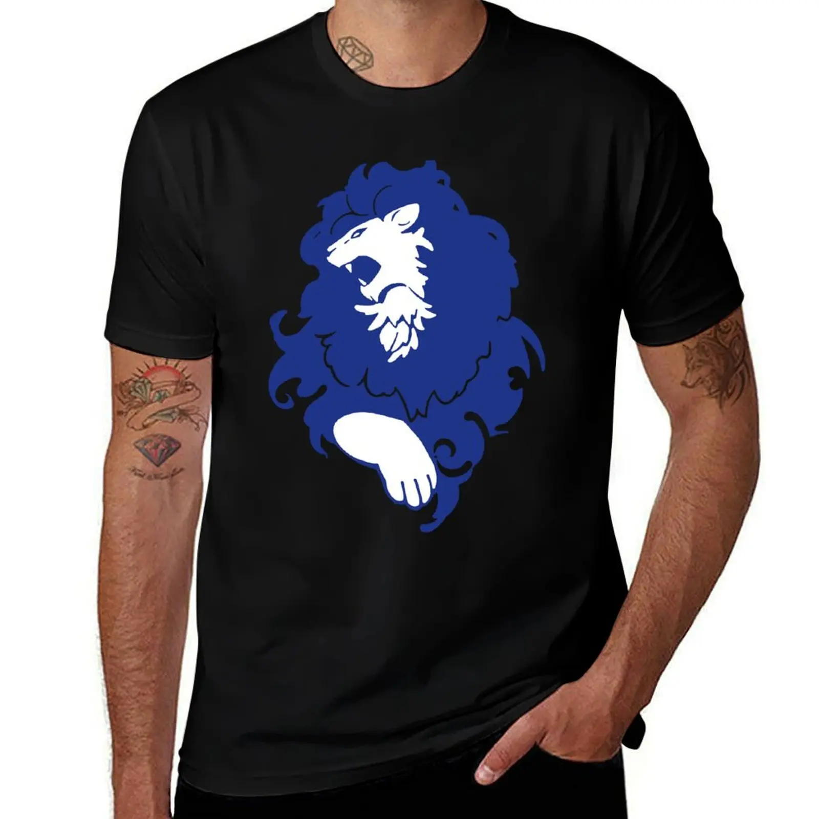 

Fire Emblem: Three Houses - Blue Lions Emblem [Colored] T-Shirt t shirts for man graphic vintage t shirt custom print T-Shirt