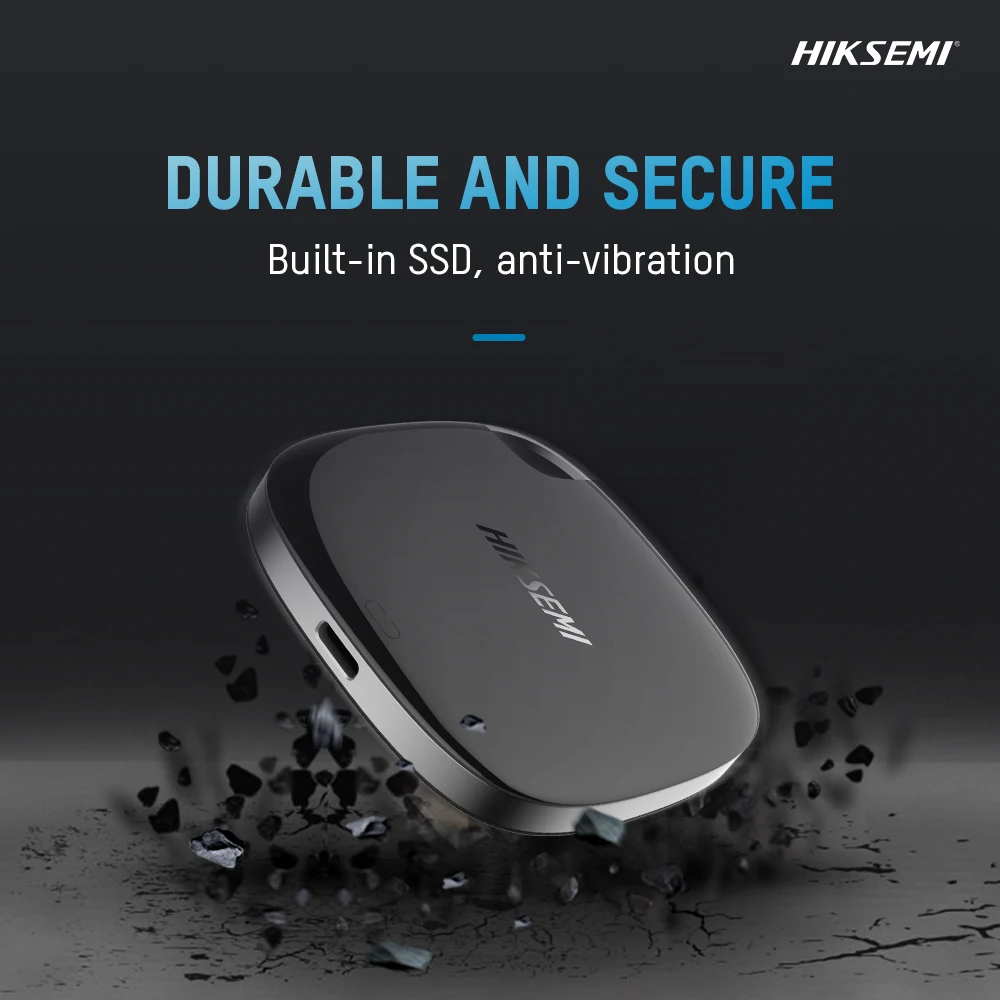 HIKSEMI 휴대용 내장형 SSD, USB 3.0, C타입, 최대 변속기 속도, 450 MB/s, T100, 512GB 포켓