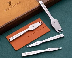 Leather Craft Diamond Pricking Iron Set 