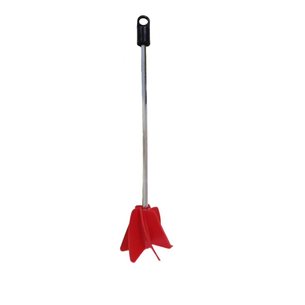 1pc Paint Mixer Bit 1/4in Shank Connecting Rod Shank Steel And ABS Stirring Rod Paint Mixer Bit Reusable Paint Resin Mixer Tools
