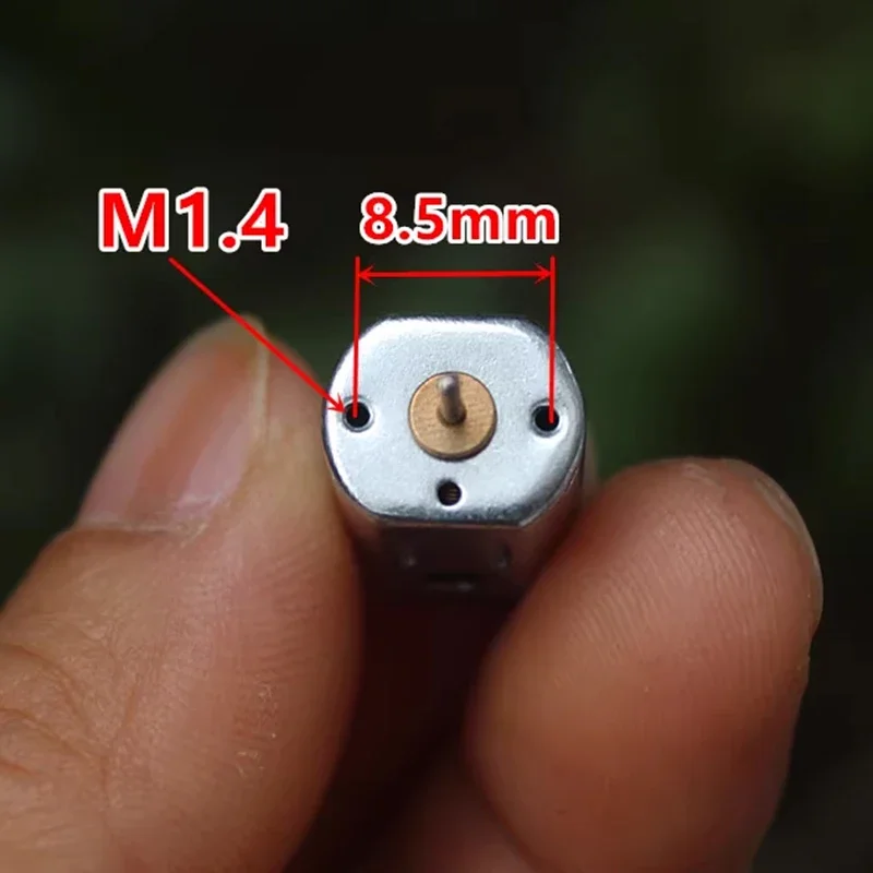 Mini FK-N21 Motor DC 3.7V 31000RPM High Speed Micro 10mm*12mm Electric Motor Strong Magnetic Cooling Hole DIY RC Toy Car Boat