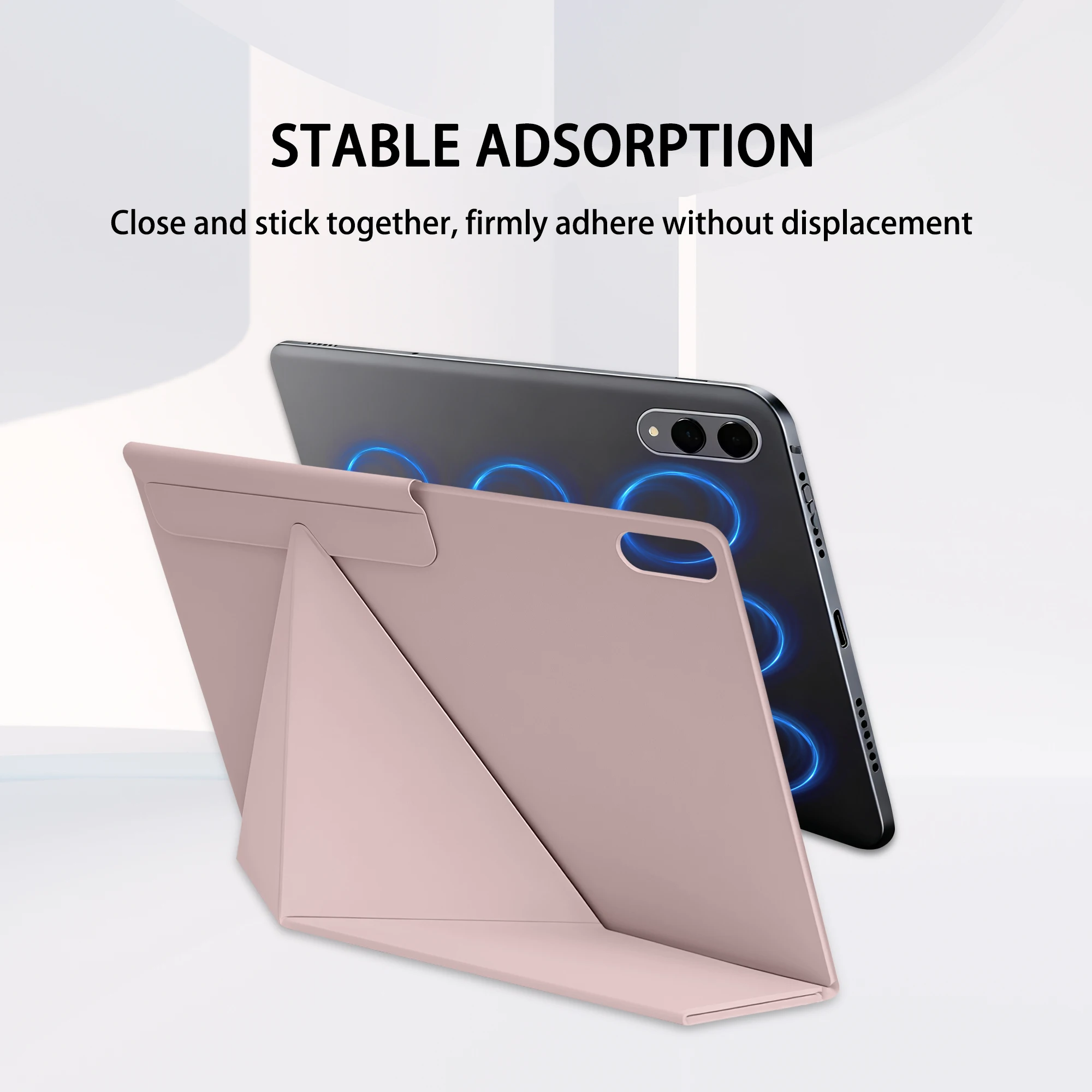 Magnetyczne etui do Samsung Galaxy Tab S11 z podstawką dwu-kątową i uchwytem na rysik do S11 Ultra 14,6 cala z funkcją automatycznego usypiania i budzenia. — zdjęcie produktu 3