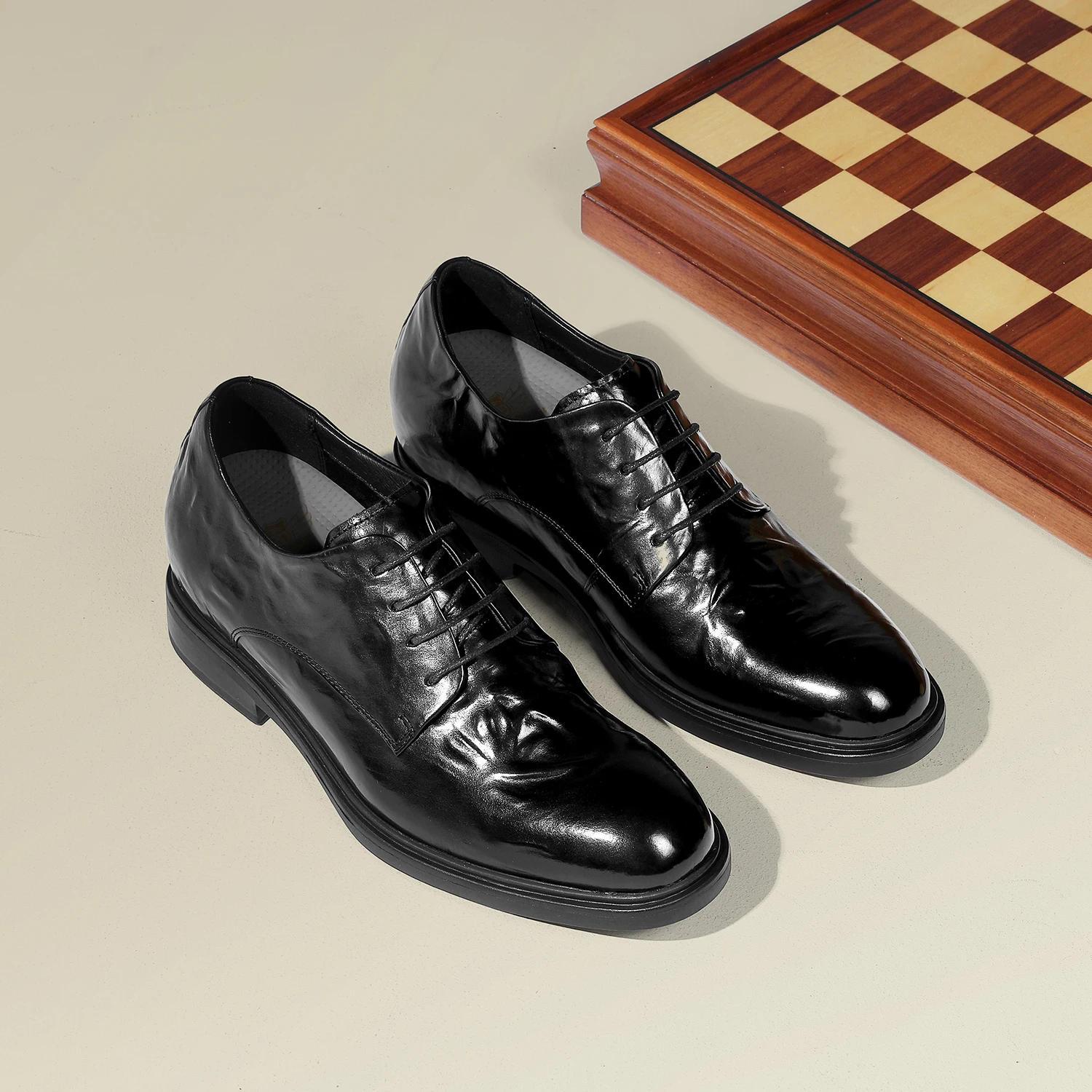 

DESAI Модельные туфли со встроенным увеличением высоты для бизнеса, универсальные для свадьбы в качестве туфли жениха.