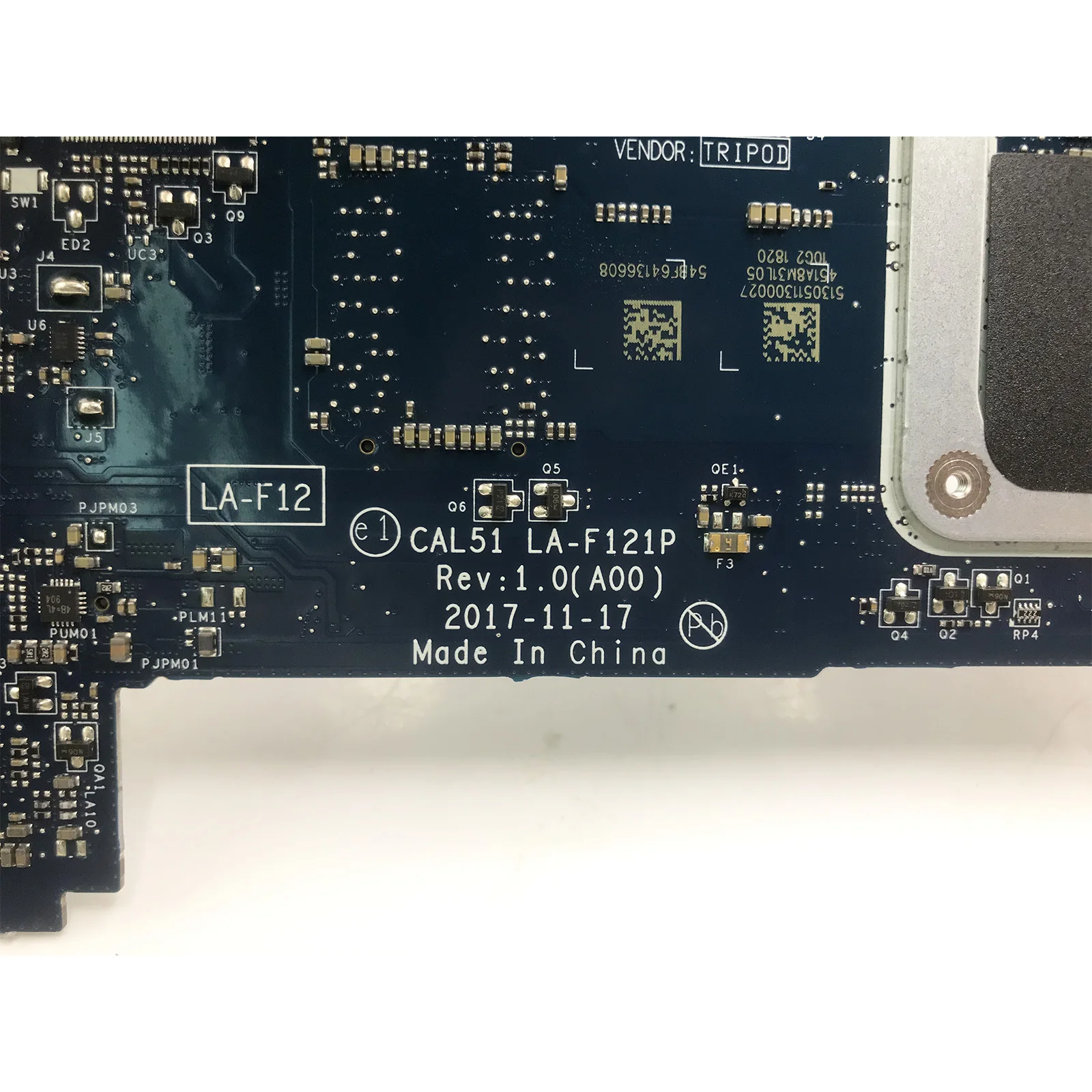 Voor DELL Inspiron 5575 5775 Notebook Moederbord LA-F121P CAL51 01N0P9 0PV8CV 0GMXP8 09XH0N 0R9NMC R3 R5 R7 Laptop Moederbord