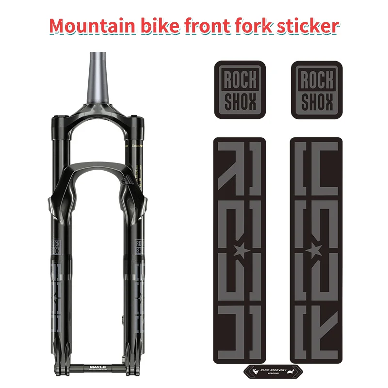 MTB Front Fork Stickers Road Bicycle Decals Racing Cycling waterproof Protect Colorful Film Kit Bike Accessories