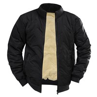 2025 High Quality Winter Men's Zipper Knitted Long Sleeved Jacket Thick Velvet stand collar Top Casual Fashion Coat
