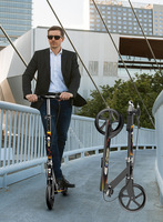 Campus City Adult Two-Wheel Scooter 8-inch Folding Pedal Scooter