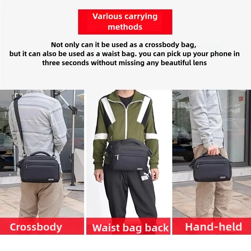 

Cwatcun Camera Bag DSLR Camera Waist Bag Waterproof Outdoor Dedicated Photography Multifunctional Camera Bag