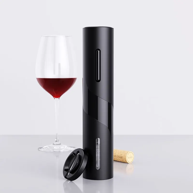 1pc Black Electric Wine Opener Automatic Corkscrew for Creative Wine Bottle Opener with USB Charging Suit for Home