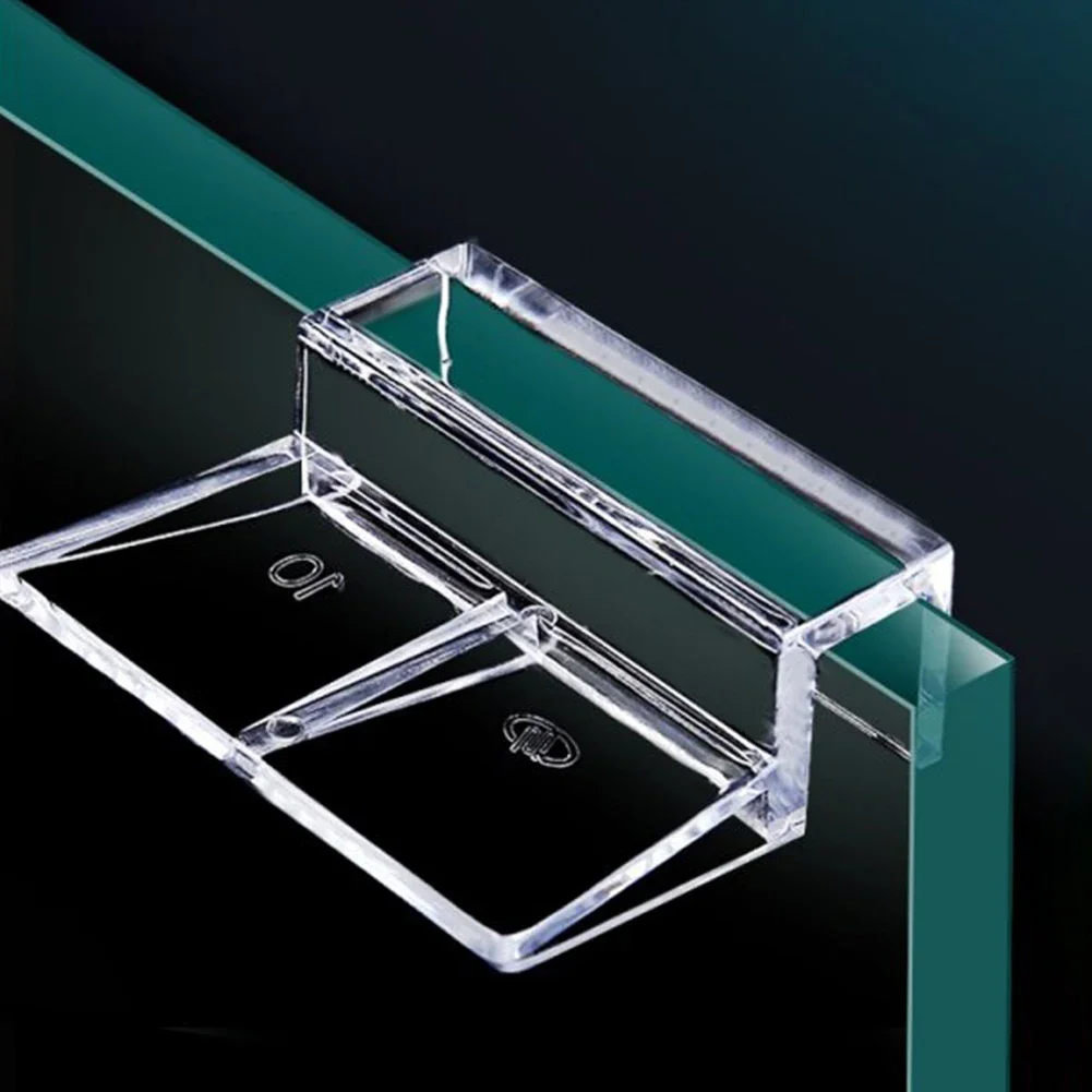 4pcs Fish Tank Bracket Clip Stand Clamp Aquarium Lid Acrylic Support Holder 6mm 8mm 10mm 12mm Glass Cover Plate Bracket Tools