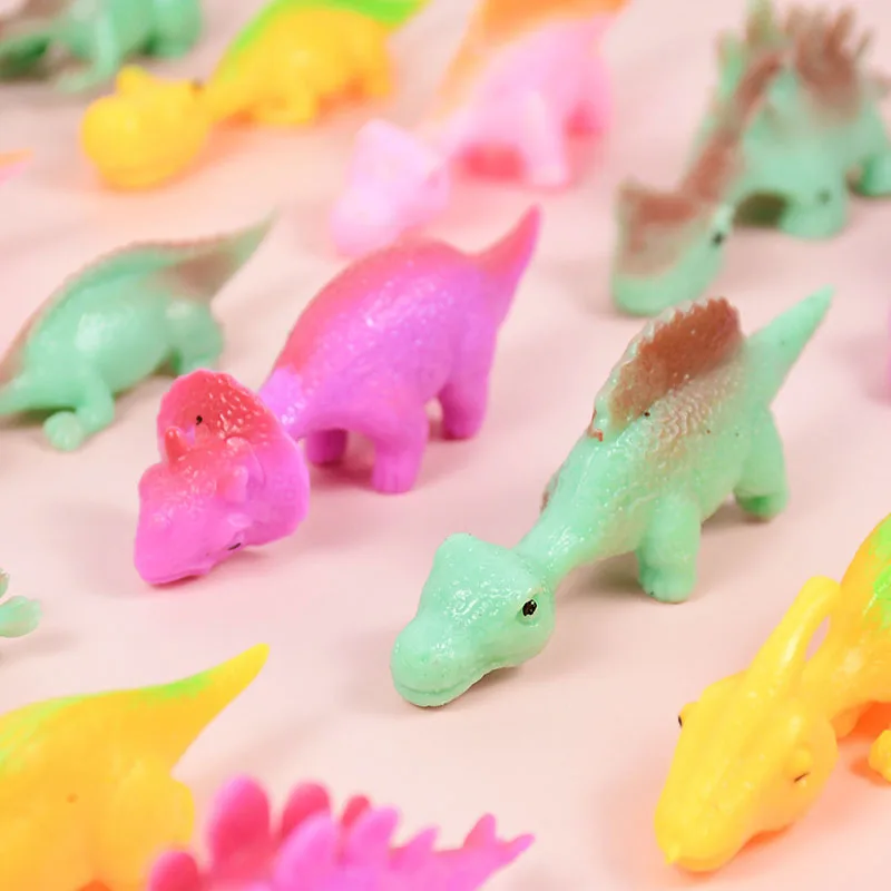 

5/10pcs Stretchable Dinosaur Finger Catapult Decompression Toy TPR Turkey Finger Slingshot Birthday Party Favor Fillers Pinata