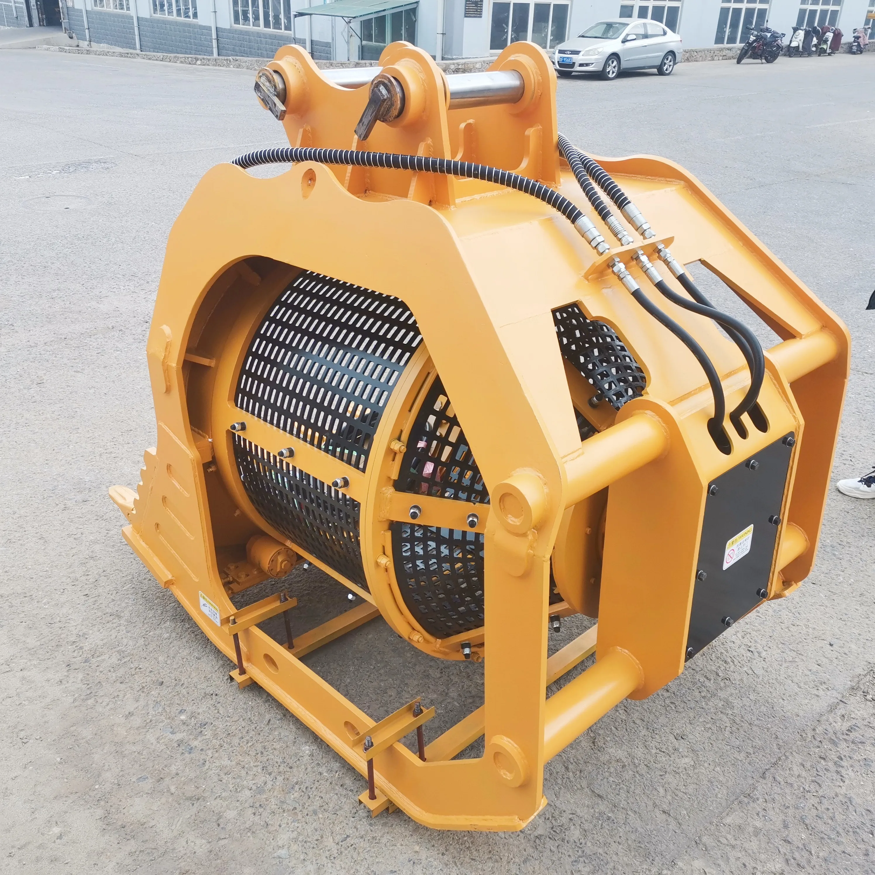 

DHG-08 Rotary Screening Bucket Excavator Attachments for 19-24 Ton Excavator Construction Screening for Ore for Excavator Bucket