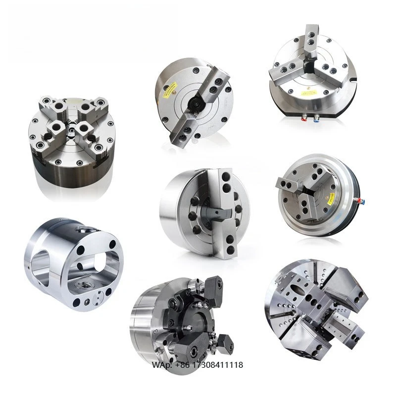 QZ3 3 Jaw Chuck Multiple Sizes 5/6/8/10/12 Inch Lathe Chuck Front-Load Pneumatic Chuck for CNC Lathe