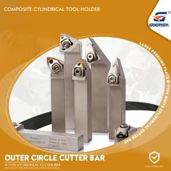 1pc B-type Cylindrical Turning Tools White Holder BWLNR/L BTENN BVVNN BCLNR/L BDJNR/L BTJNR/L BVJNR/L CNC Lathe Cutter For Metal