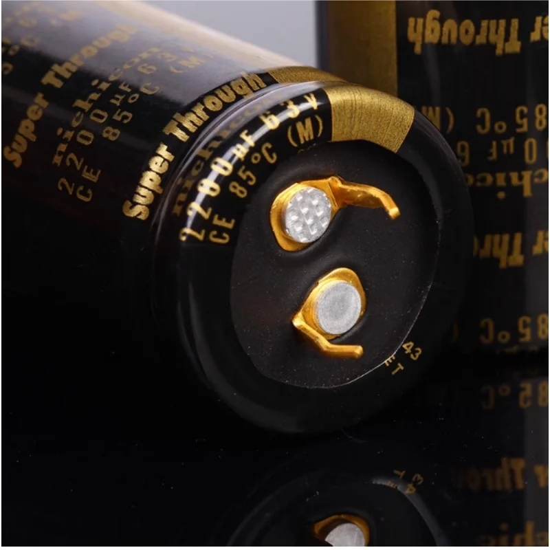 NICHICON KG سوبر من خلال 63V2200UF 25x45 مللي متر نوع III 2200 فائق التوهج 63 فولت مضخم الصوت تصفية 2200 فائق التوهج/63 فولت الذهبي قدم 2200U مذهب القدم #2