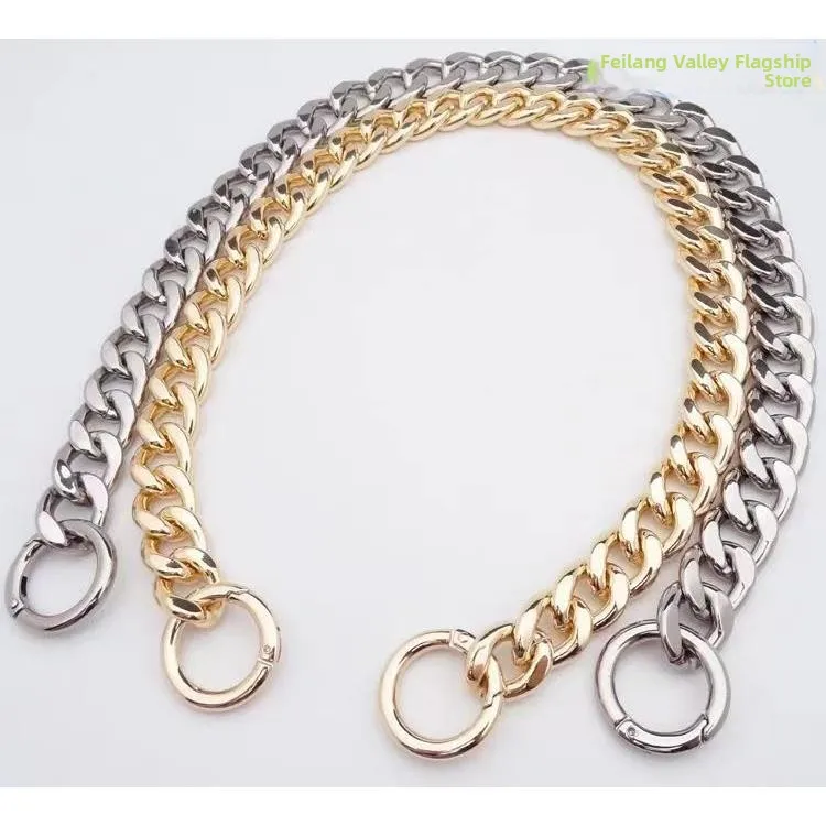 Lightweight Women's Bag Strap Crossbody Metal Underarm Bag Chain High-End Handle Accessories Fashionable Bag Parts And Access...