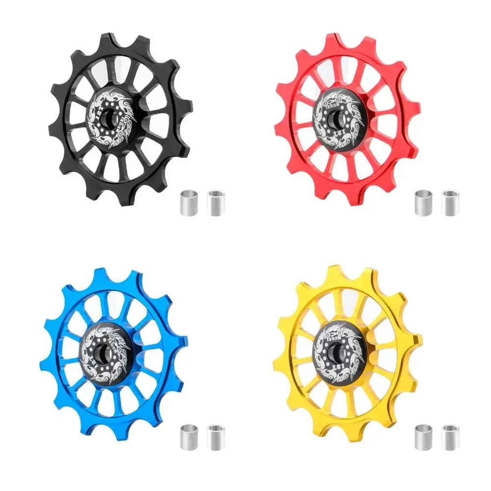 

12T Bicycle Rear Derailleur Bearing Aluminum Alloy Positive Negative Tooth Bike Rear Derailleur Pully Ceramic Bearing