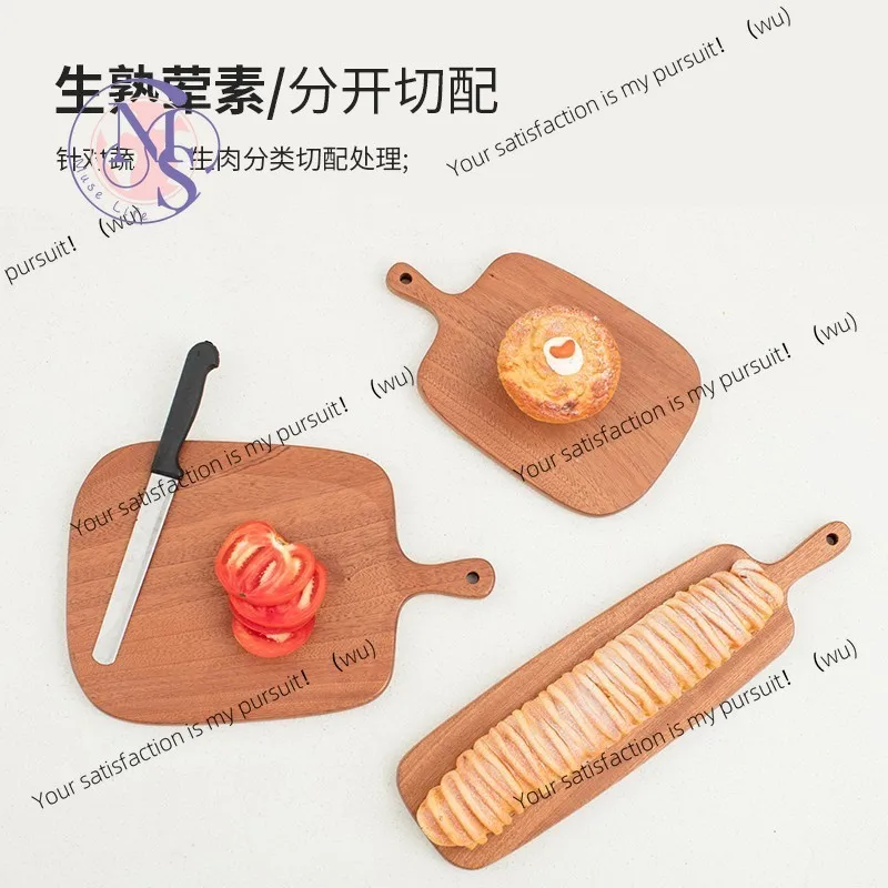 Ebony solid wood cutting board, cutting board, chopping resistance, not easy to mold