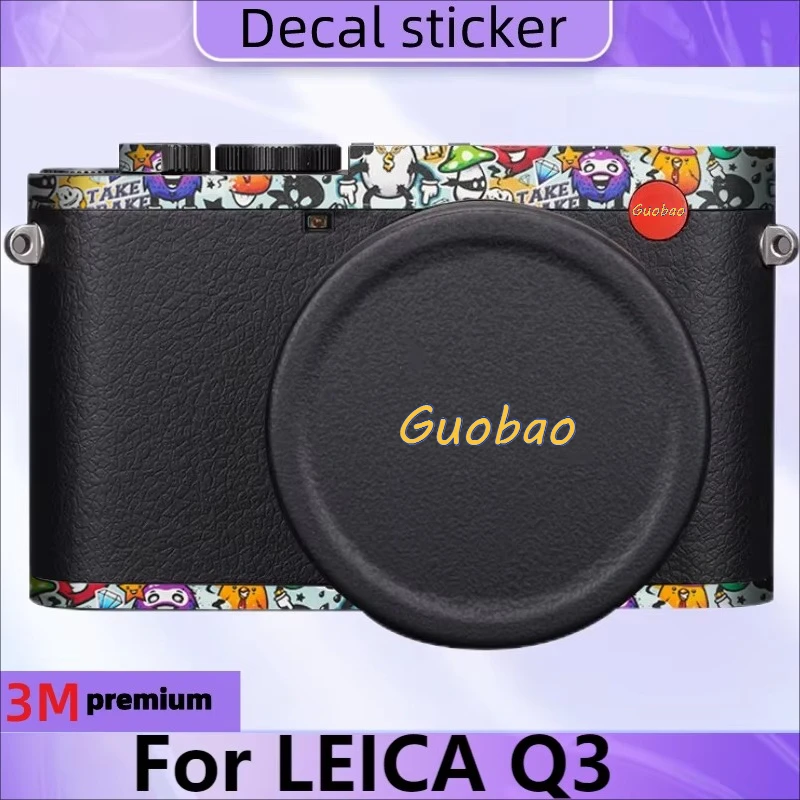 

For Leica Q3 Q 3 Decal Skin Camera Lens Sticker Vinyl Wrap Anti-Scratch Protective Film Protector Coat