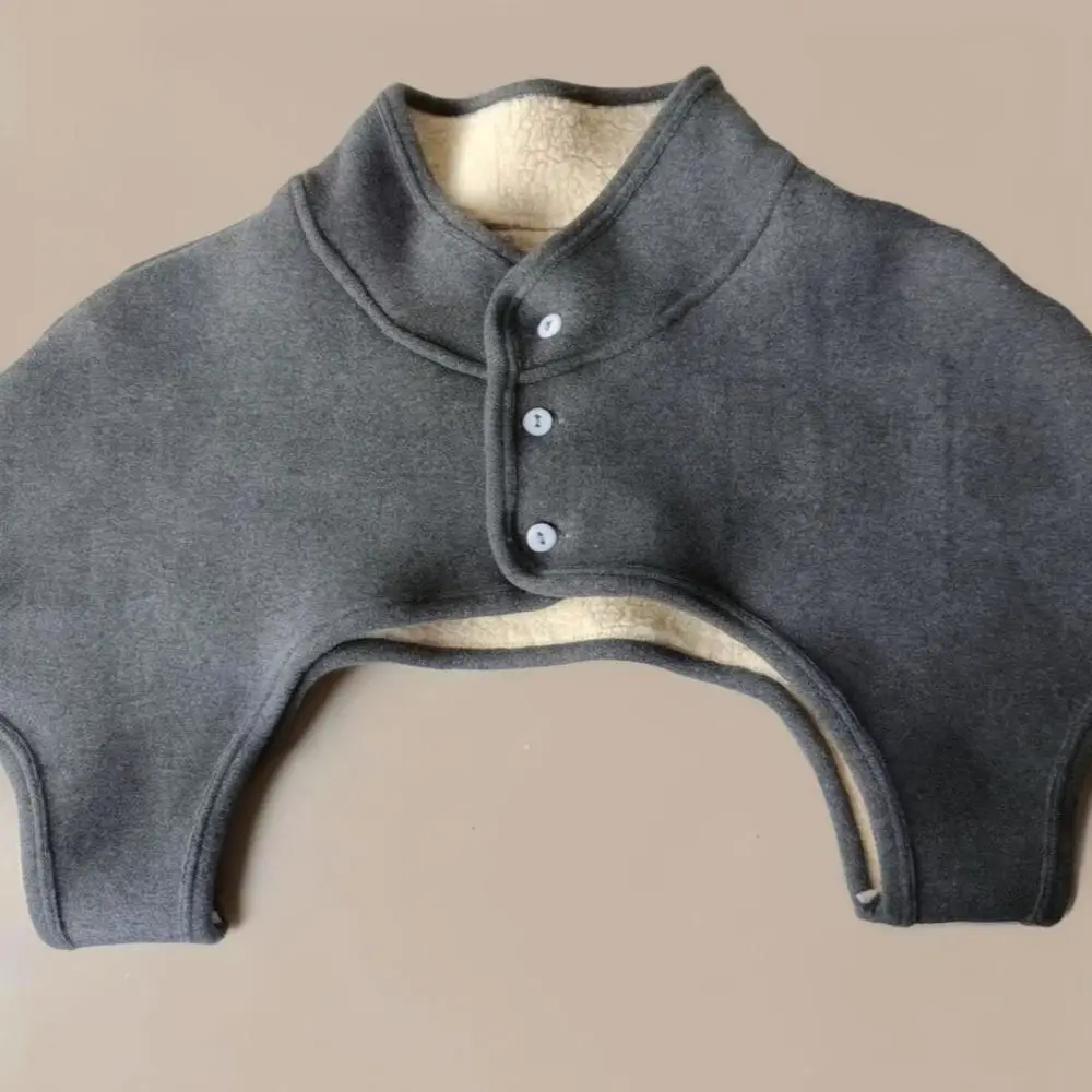 Soft Lamb Cashmere Shoulder Warmer Unisex Winter Thermal Cape Cold Weather Protection For Senior Sleeping Aid