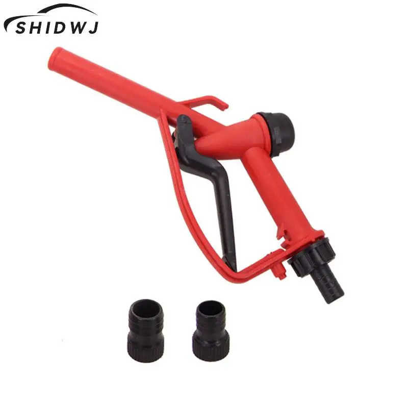 1pc Plastic Manual Heavy Duty Fuel Nozzle Gun With Hook Straight Nozzle - Diesel And Petrol Nozzle Max Flow 45L/M