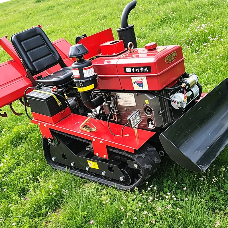 

Индивидуально настраиваемый гусеничный трактор с простым управлением, роторный культиватор, гусеничный микрокультиватор и малый культиватор