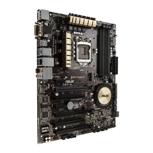 เมนบอร์ดเดสก์ท็อป Z97-A Asus Z97 LGA 1150สำหรับ Core i7 i3 DDR3 SATA3 USB3.0