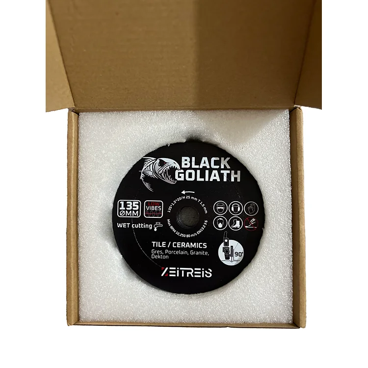 

Factory Direct Sales Zeitreis Black Resin Diamond Cuttingdisc High-tech Premium Raw Materials BLACKGOLIATH