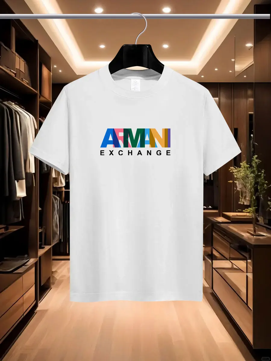 

AMI brand international fashion style printed men's T-shirt, suitable for summer casual daily urban street trend Y2K high-end st