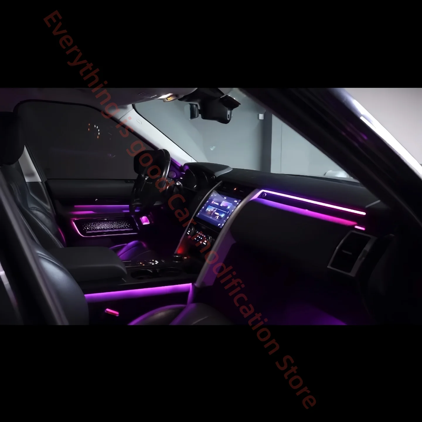 Atmosphere Lights For Land Rover Discovery 5 2017-2024 Automotive interior lighting upgrade auto parts screen control 1:1 trim