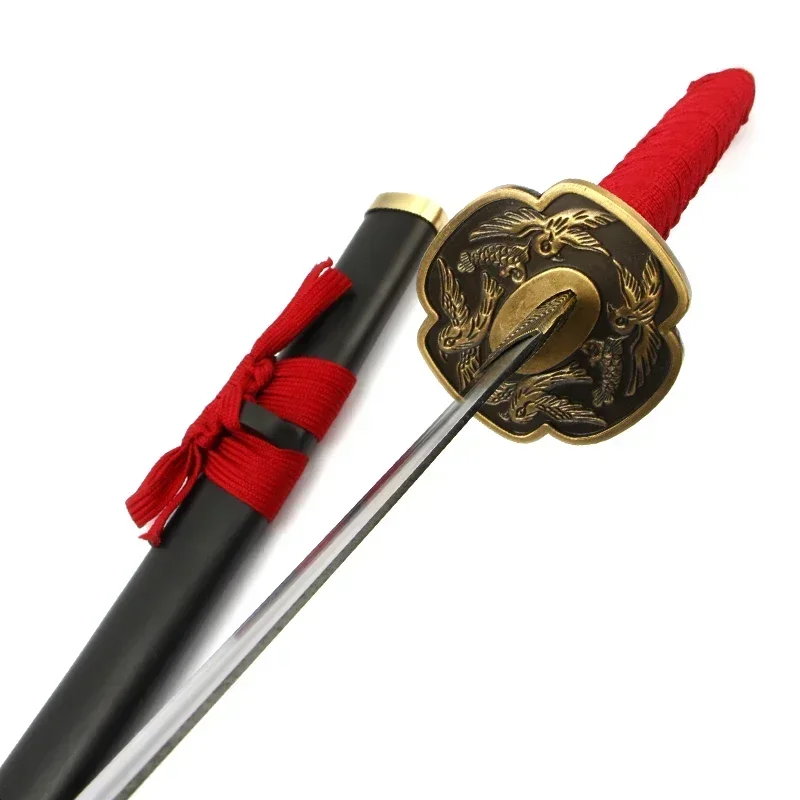 

[Funny] 104cm Cosplay Anime Silver Soul Gintama Yagyuu Kyuubee Yagyu Kyubei weapon wooden Sword model Costume party Anime show