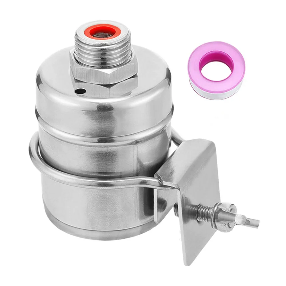 Water Level Controller Automatic Stainless Steel Float Ball Valve Tank Valve Automatic Water Level Controller Kitchen Tools