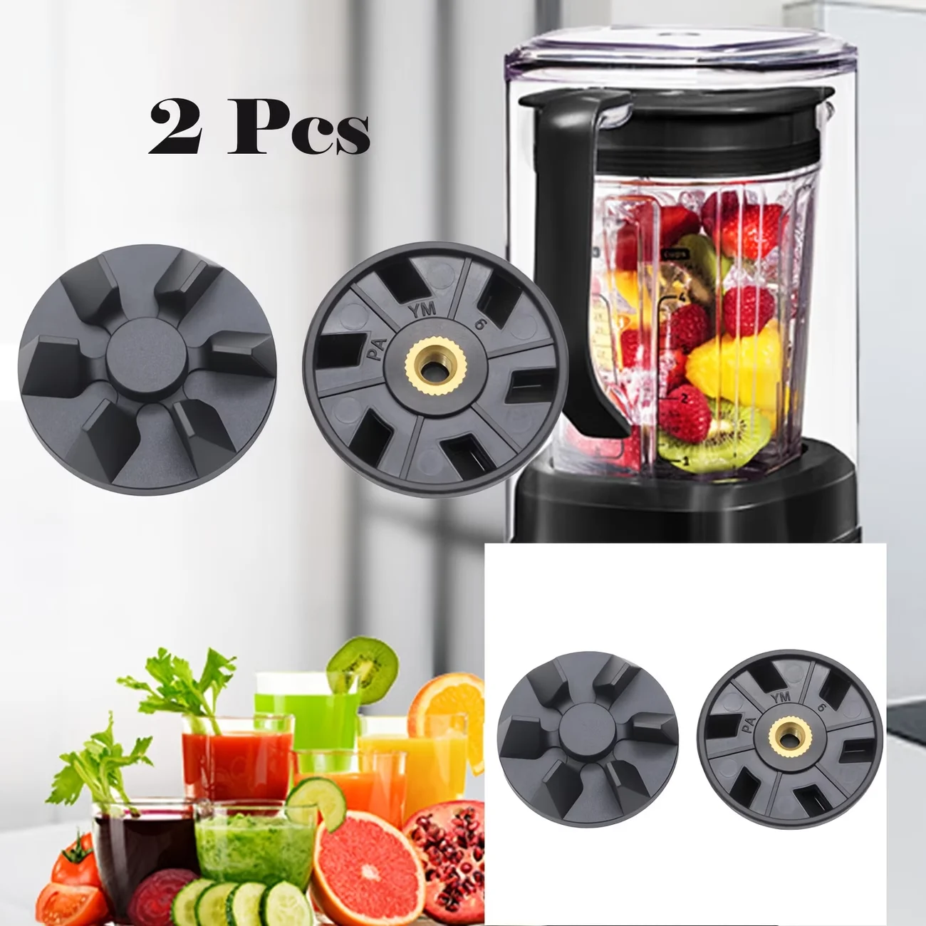 

2PCS Blender Drive Clutch Replacement Part SPB7-20TX Fit For Cuisinart CBT-500 CB-18 Series