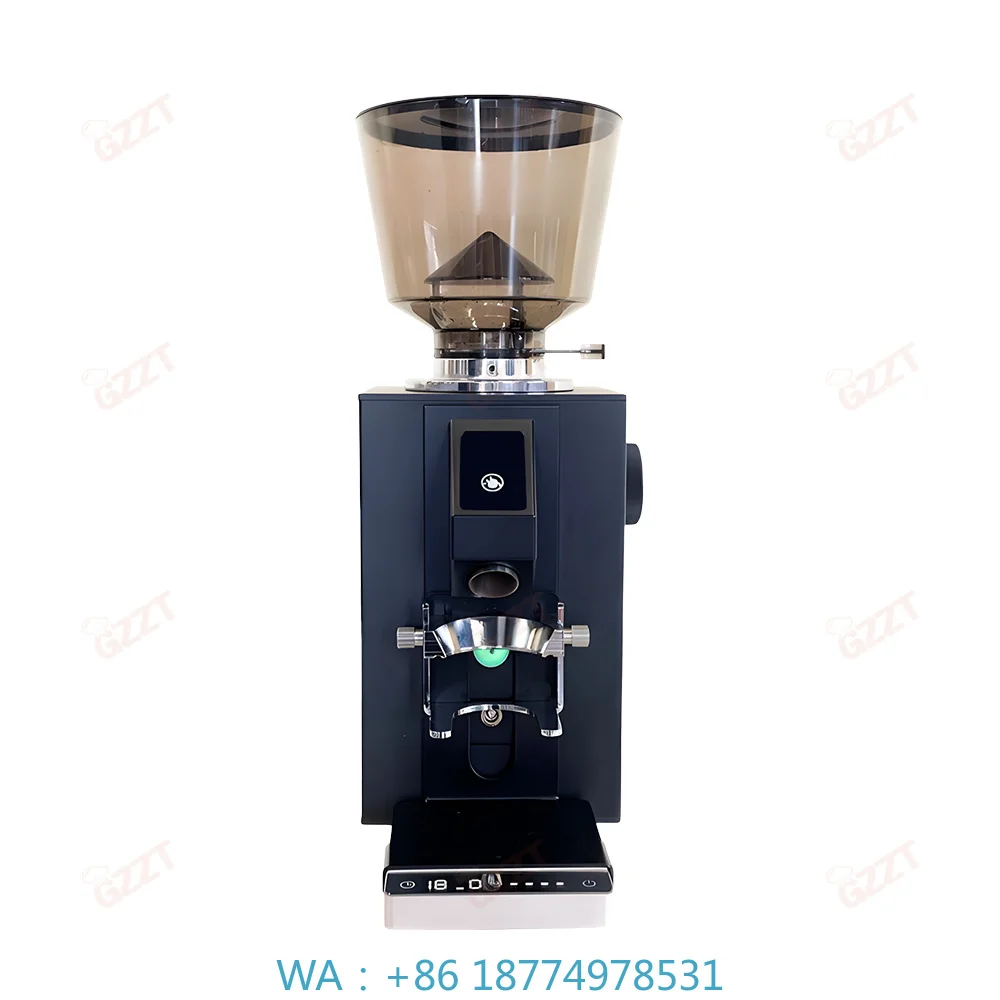 1. Single Double Dosing Quantitative Coffee Bean Grinder 64MM Flat Burr Grind by Weight Wireless Scale for Commercial Cafe
