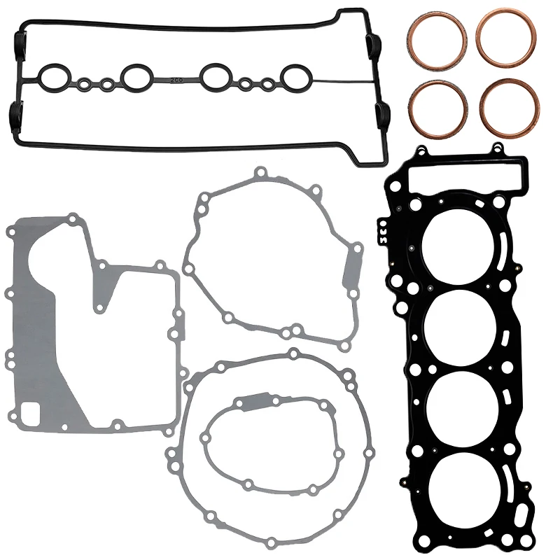 

Motorcycle Cylinder Head Crankcase Cover Gasket Kits Set For Yamaha R6 YZFR6 YZF-R6 2006-2020 2022 2023