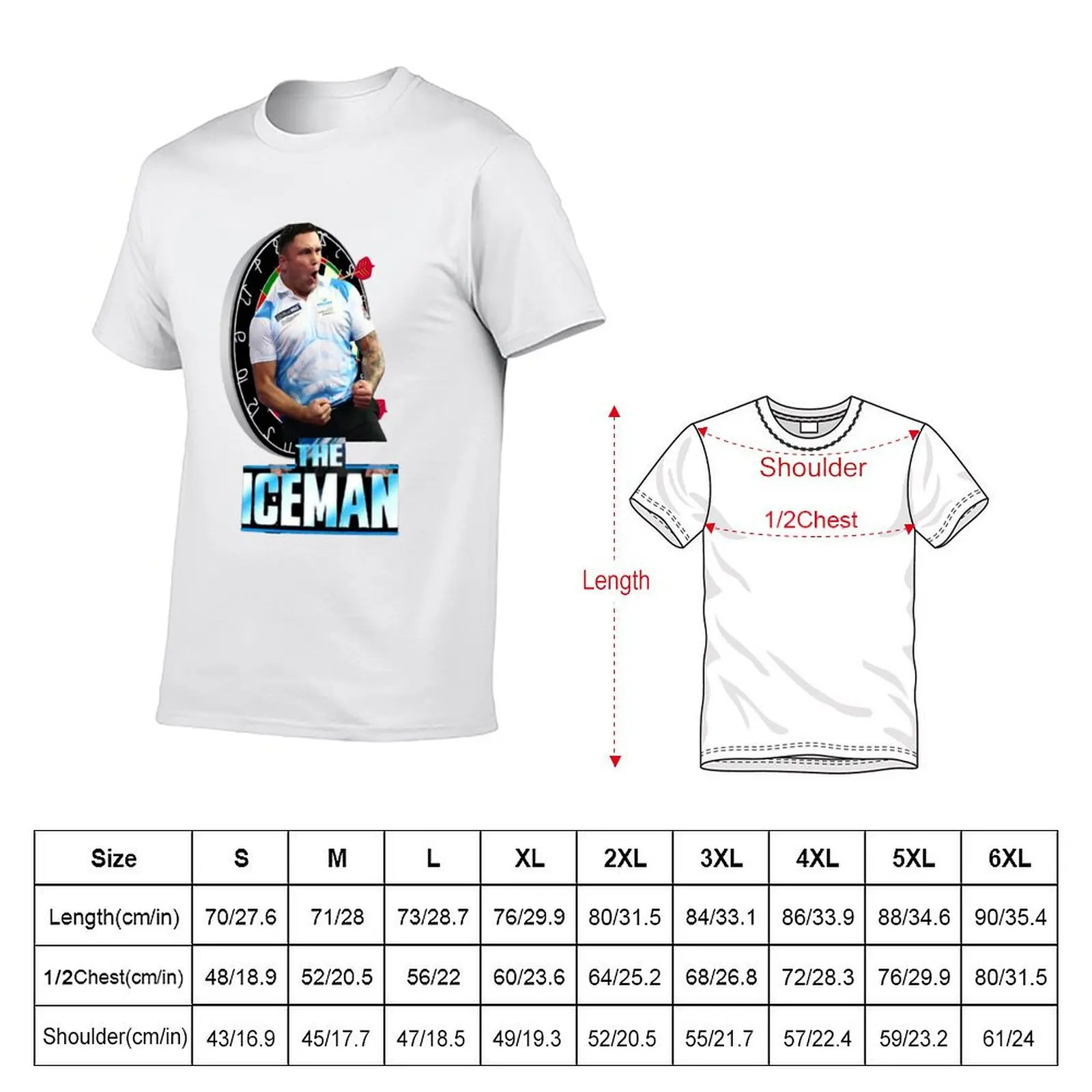 Gerwyn price Darts Wales Gerwyn price Gerwyn price the iceman darts player lover T-Shirt Holiday Party Tee Shirt