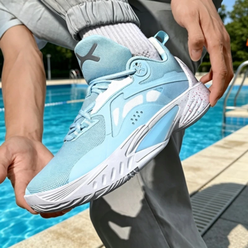 

Men's Basketball Shoes Breathable Cushioning Non-Slip Wearable Runing Shoes Gym Training Athletic Basketball Sneakers for Men