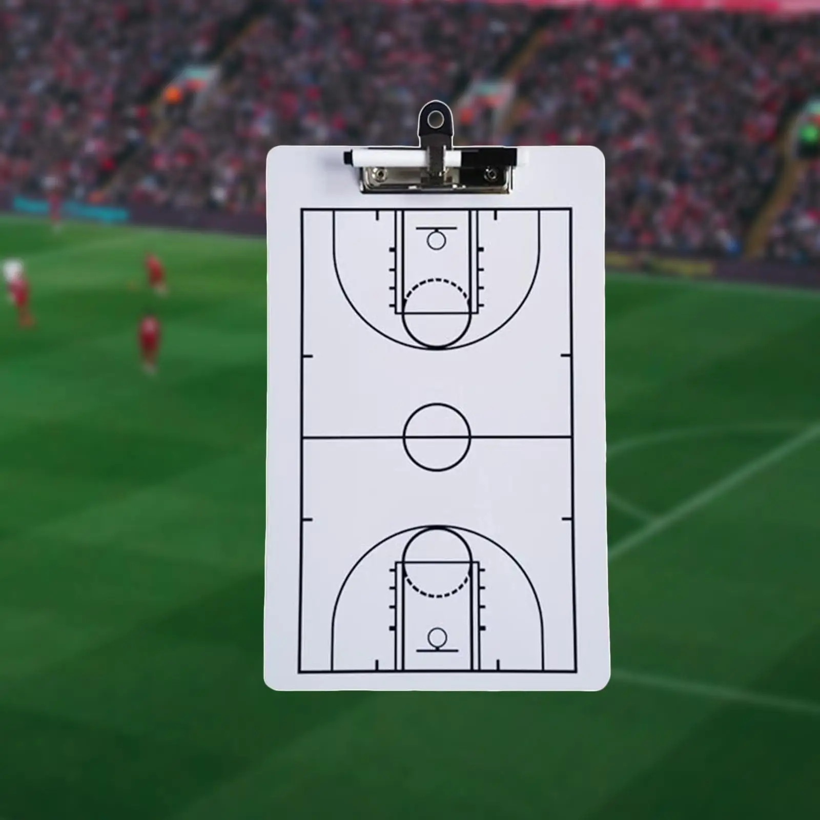 

Basketball Coaching Board Guidance Training Aid Teaching Assistant Equipment Practice Board Basketball Coaches Marker Whiteboard