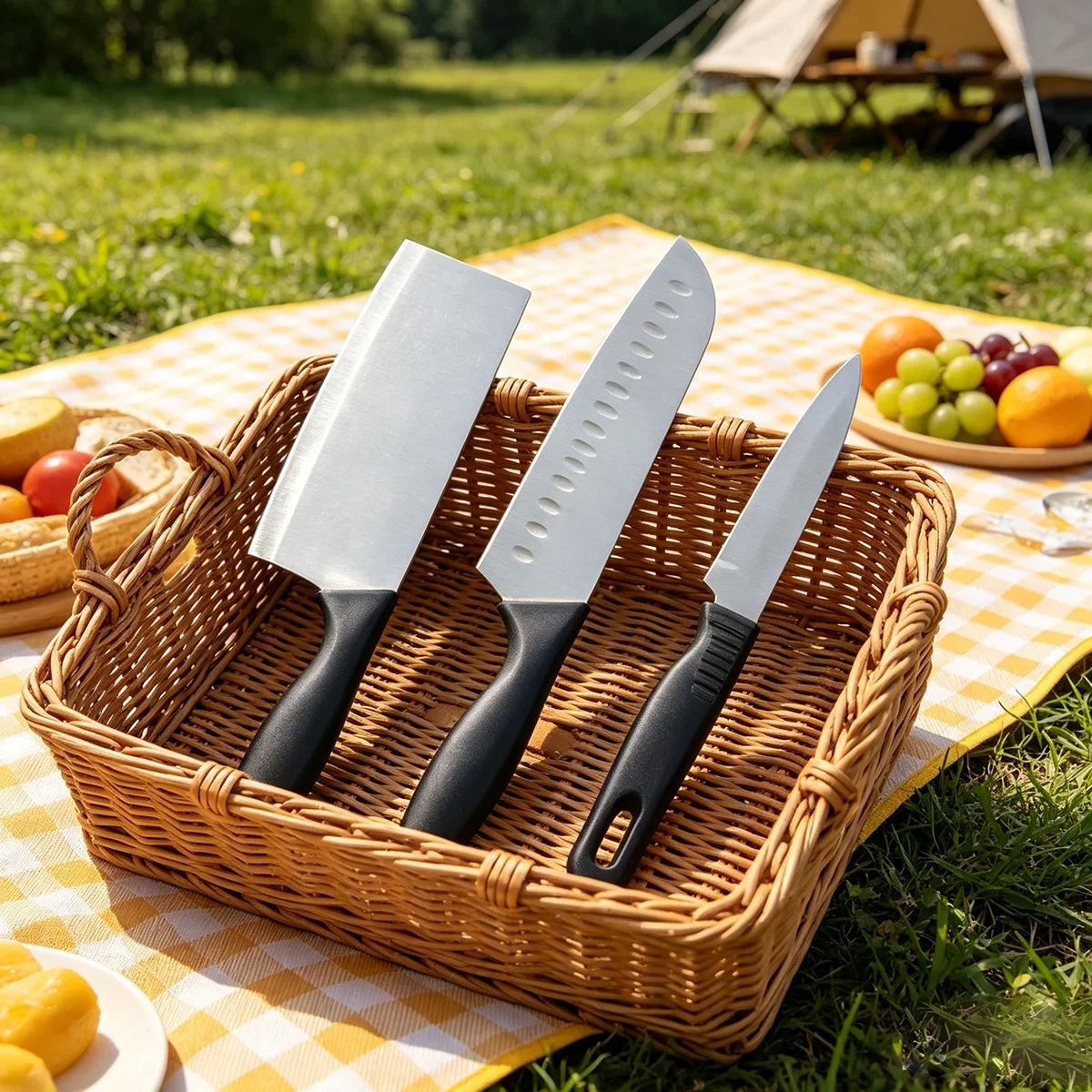 Kitchen Knife Set Stainless Steel Knife, 3-Piece Kitchen Tool Set, Fruit Knife, Essential Cooking Tools For Restaurants