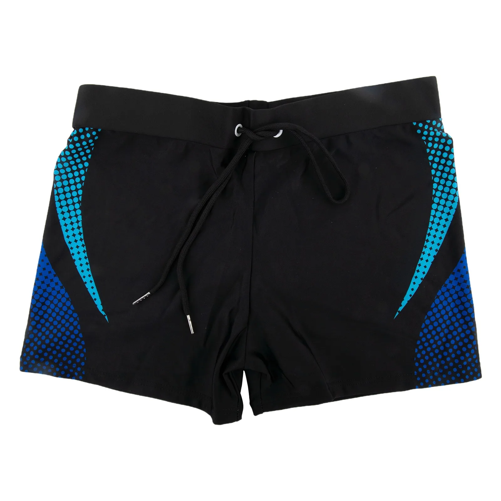 

Men's swim boxer trunks with lining and drawstring closure ideal for swimming beachwear and casual water sports use