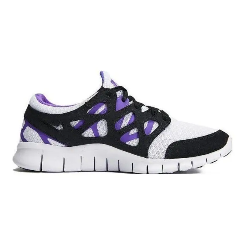  Nike Free Run 2.0 Black Purple Sneakers shoes 537732-103 With Original Box