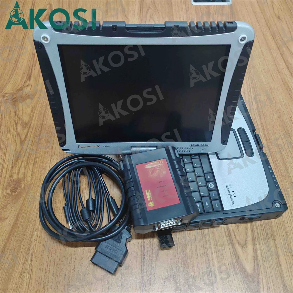 Truck Scanner Diagnostic Interface for SINOTRUK HOWO Cnhtc Diesel Engine Heavy Duty Diagnostic Tools with cf19 Laptop