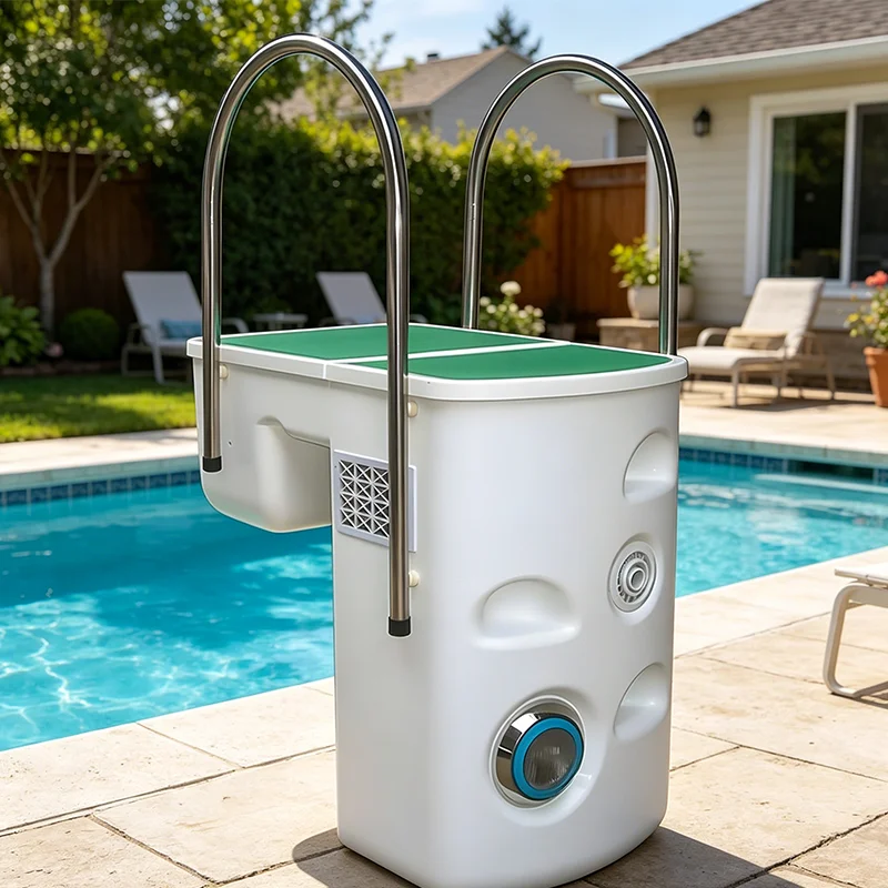 Wall Mounting Integrative Filter Pipeless Swimming Pool Filtration System For Kid Pool