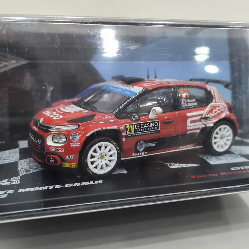 

IXO 1/43 C3 RALLY2 # Модель автомобиля из сплава 2023 года, статическая коллекционная модель, украшение, праздничный подарок, игрушка, сувенир