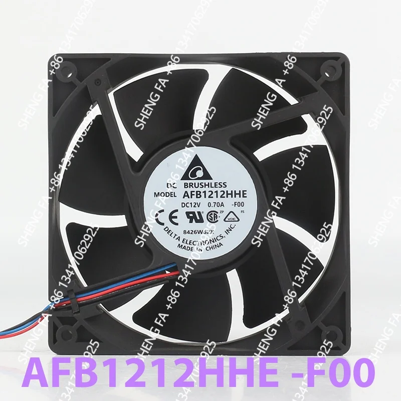 AC EC 12038 120x120x38MM 12CM Delta 24V 48V DC12V 0.70A Desktop Motherboard PWM Speed Regulation Mute AFB1212HHE-F00 Cooling Fan